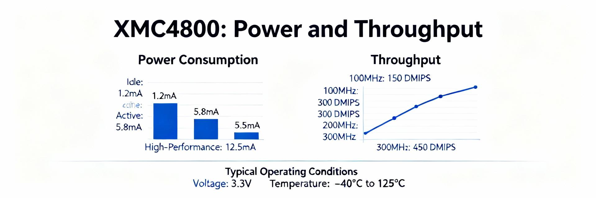 XMC4800E196K2048AAXQMA1: Эталоны, мощность и пропускная способность
