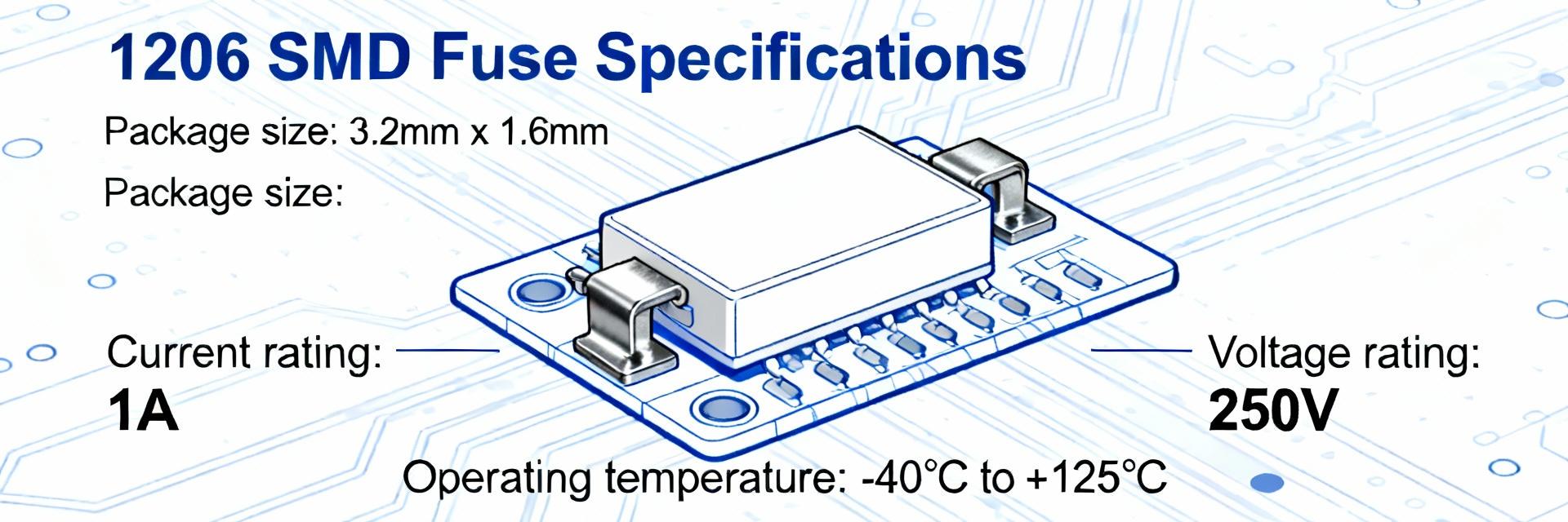 1206 SMD Fuse Спецификации и рейтинги: Руководство по сводке глубоких данных
